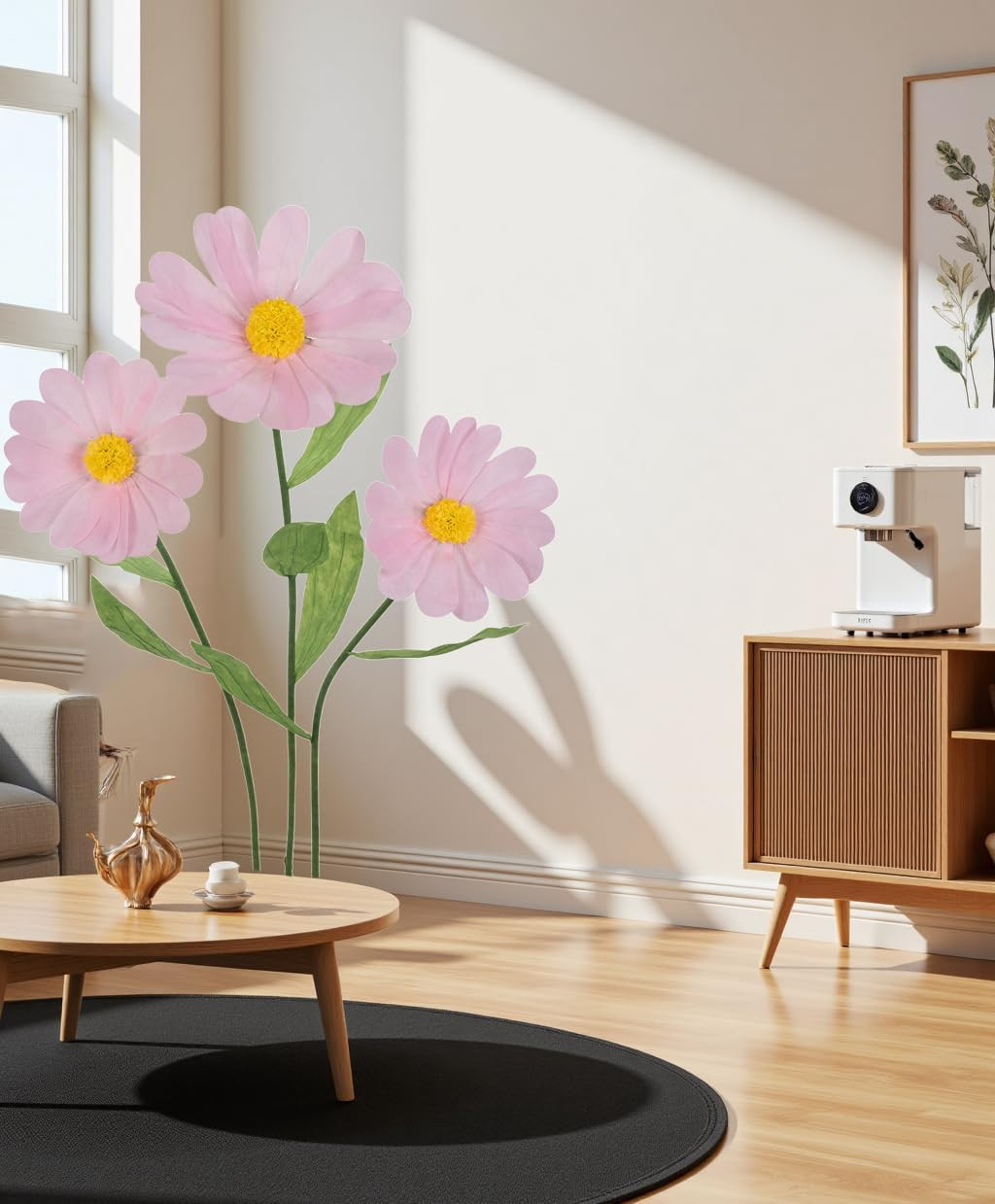 Giant Flowers for Decoration,Large Daisy Flowers Artificial,Big Paper Flower for
