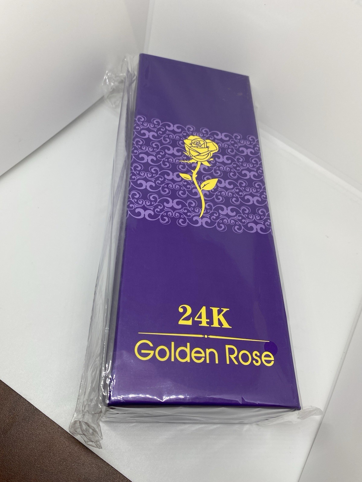 24K Gold Foil Rose Gift – Golden & Pink – Forever Love Present