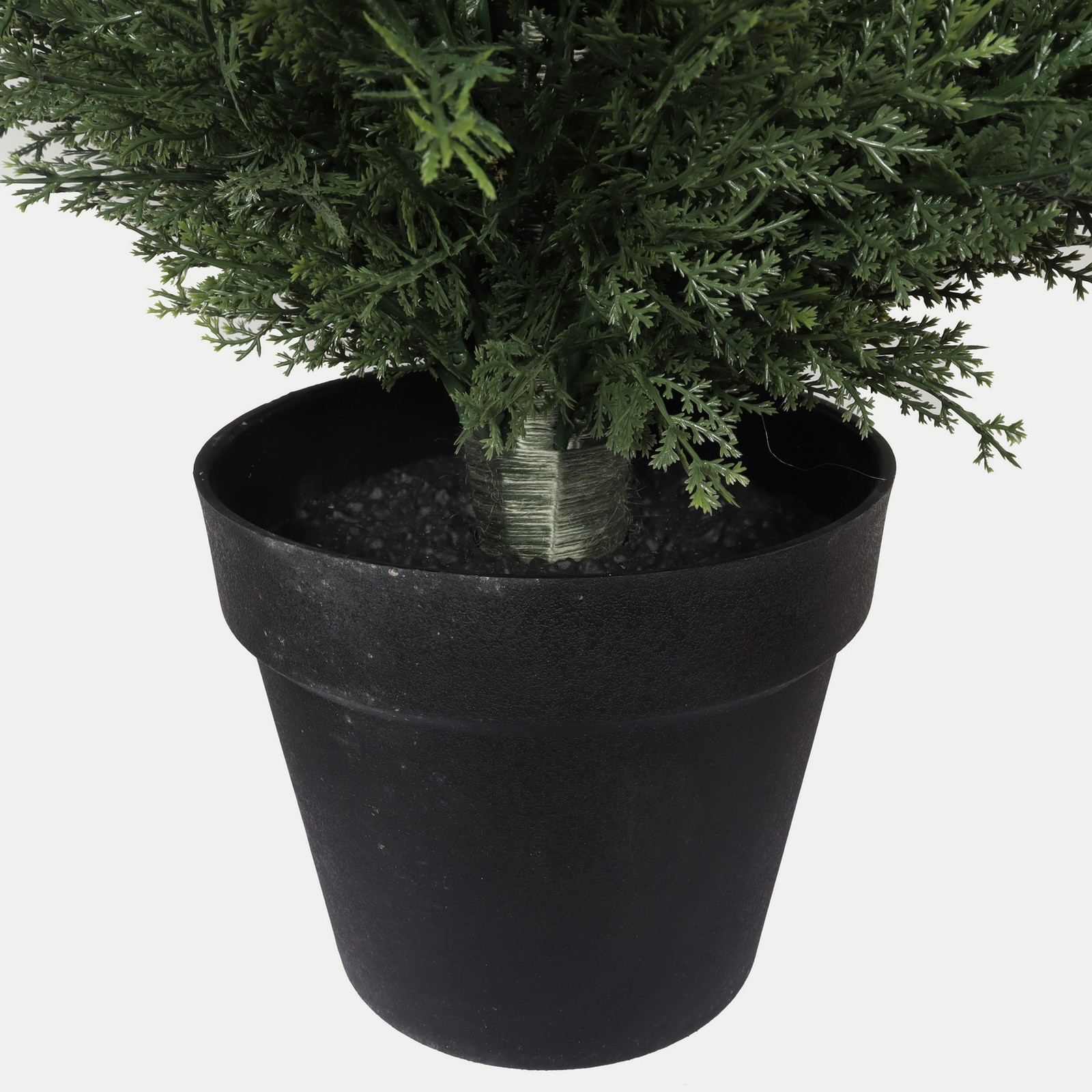 5FT/6FT Realistic Potted Artificial Cypress Tree Garden Porch Topiary Plant Deco