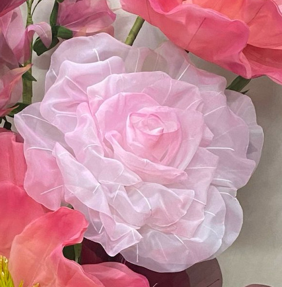 Giant Large Flower – Poppy Rose Peony Flower – Photo Even Props Handmade Flower