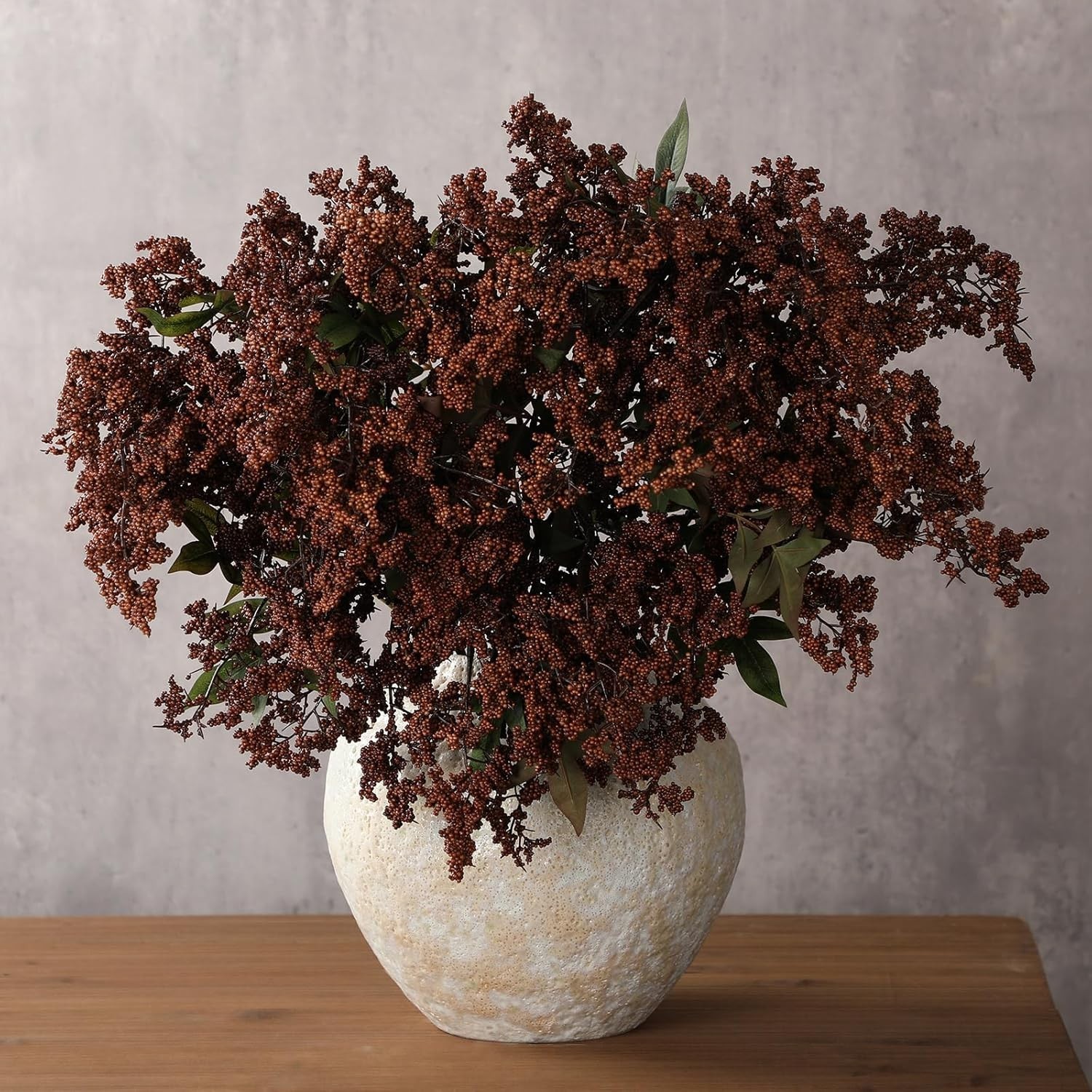 42 Inch Faux Berry Stem Picks – Stunning Fall Decor for Home & Weddings