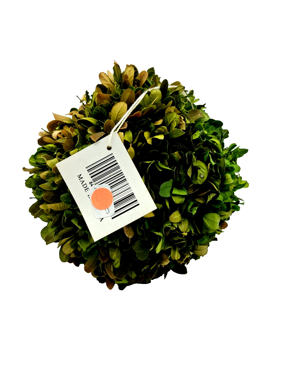 Decorative Permanent Botanicall Boxwood 7-inch Topiary Ball