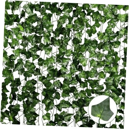 24 Pack 159FT Artificial Printed Sweet Potato Leaf Vines – 6.66ft 24 Strands