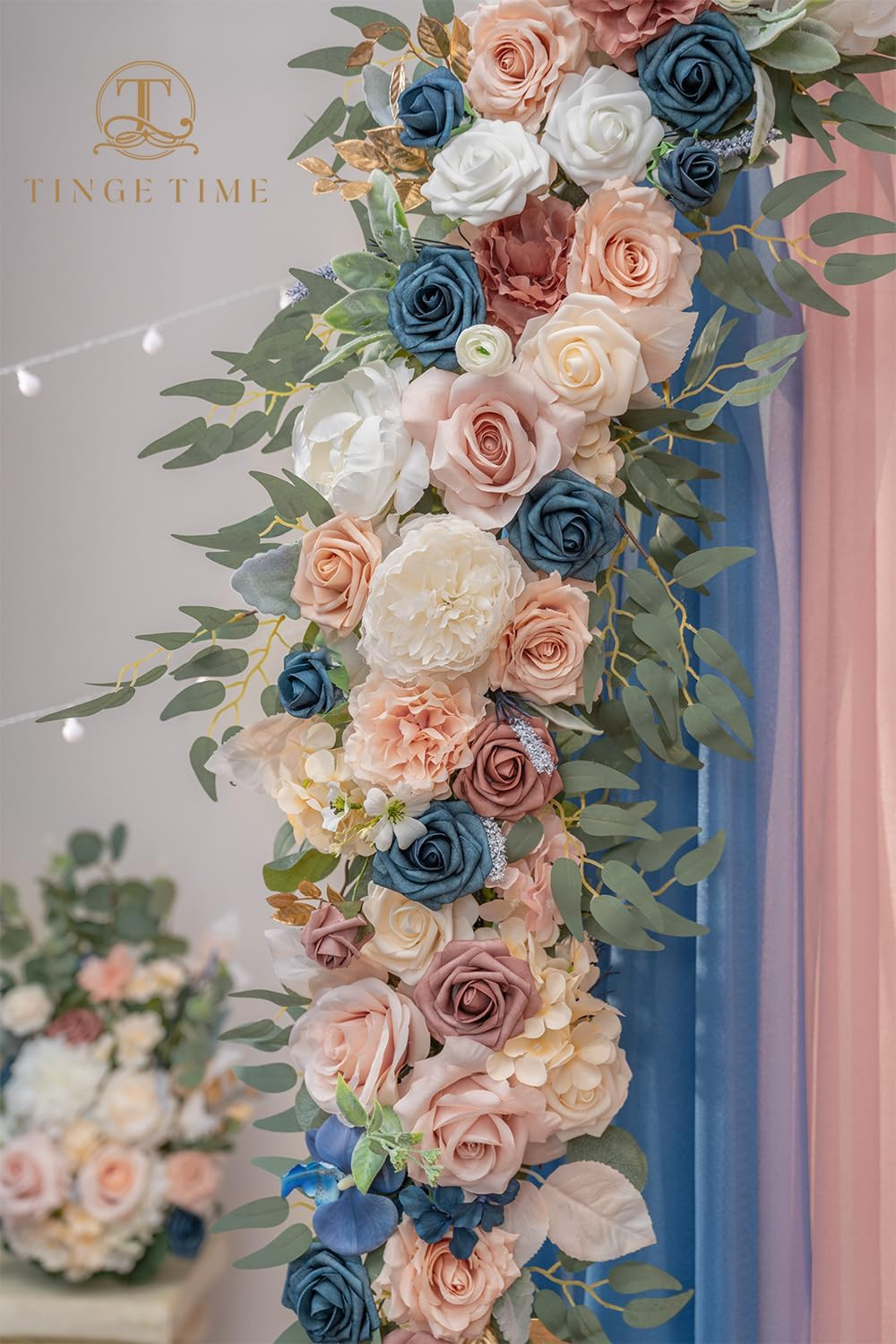 Artificial Arch Flowers Kit – 5 Silk Floral Arrangements for Weddings & Events