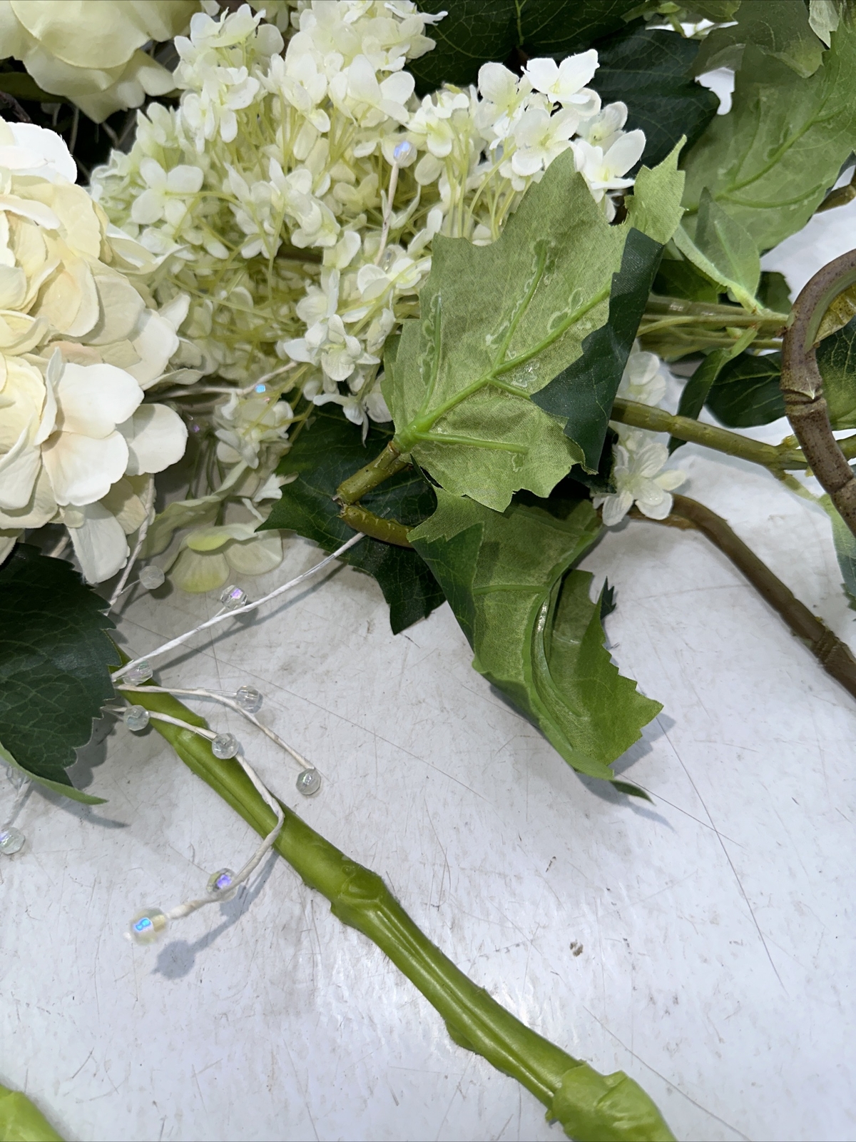 Artificial Flowers Mixed Lot Foliage Leaves Flowers Decor Wedding Party Holiday