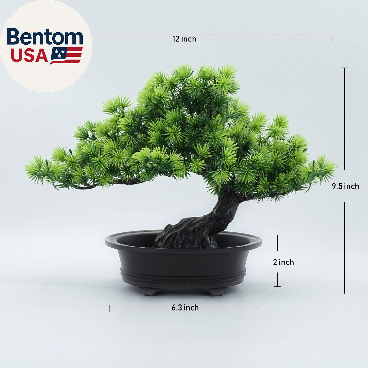 Artificial Plants Greenery Bonsai, Room Decor Fake Bonsai Tree for Home Decor In