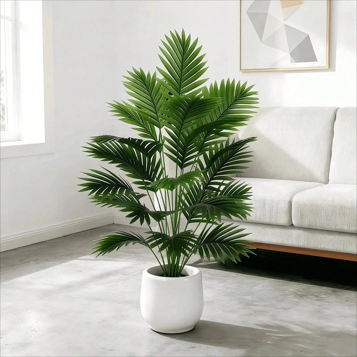 1 Piece – 24 Leaves (92cm) Tropical Rainforest Style Wide Leaf Artificial no pot