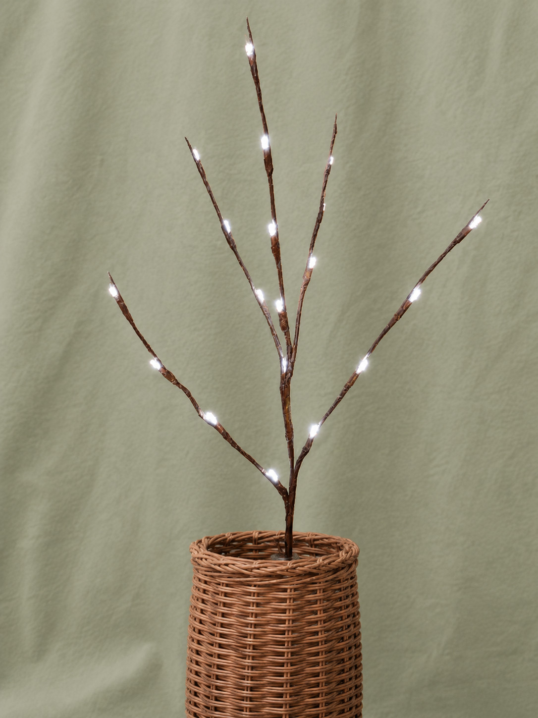 Battery Operated, LED Lighted Twig Branches, Set of 9 – Decorative Lighting