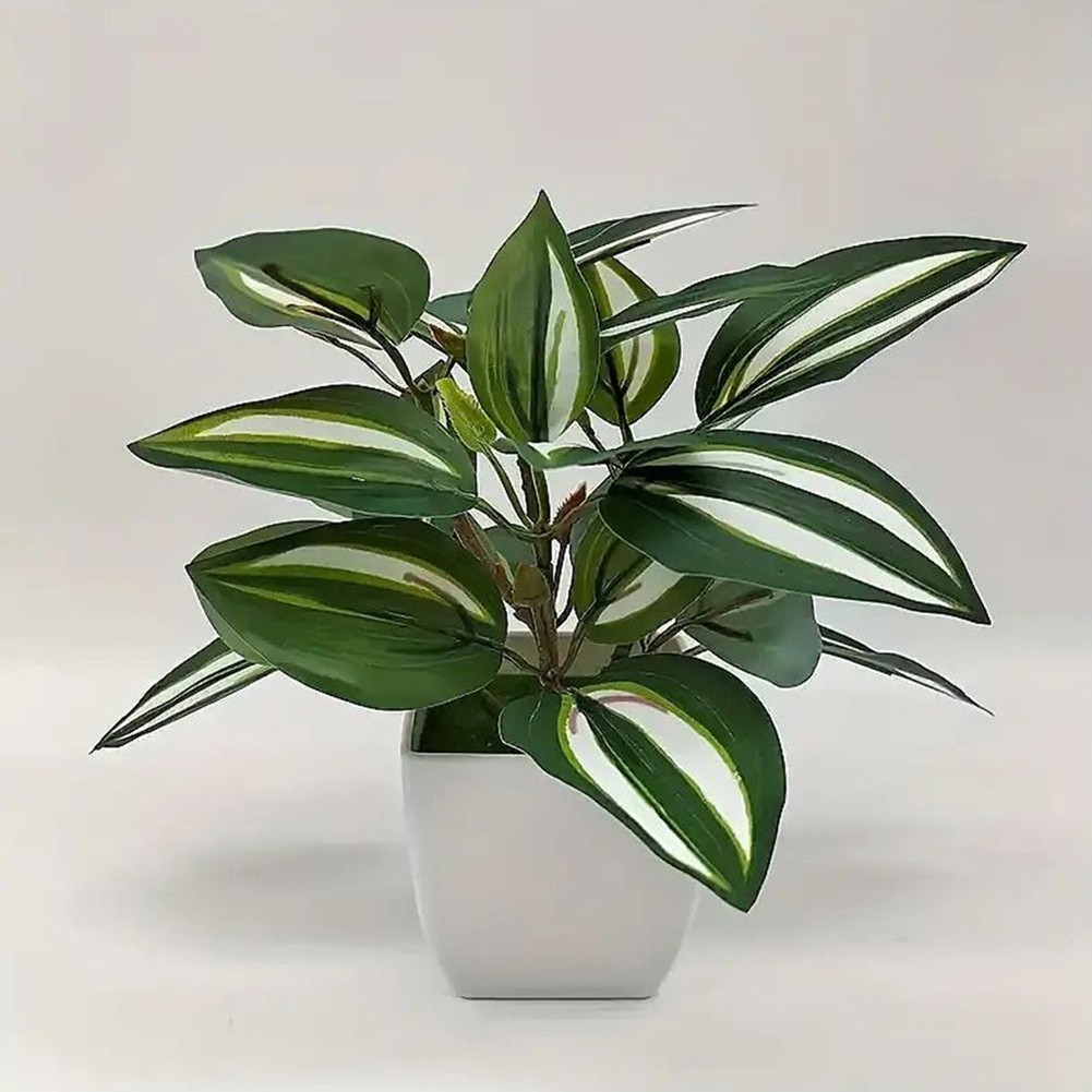 Artificial Potted Plants for Indoor Use Set of 4 for Living Room and Bedroom