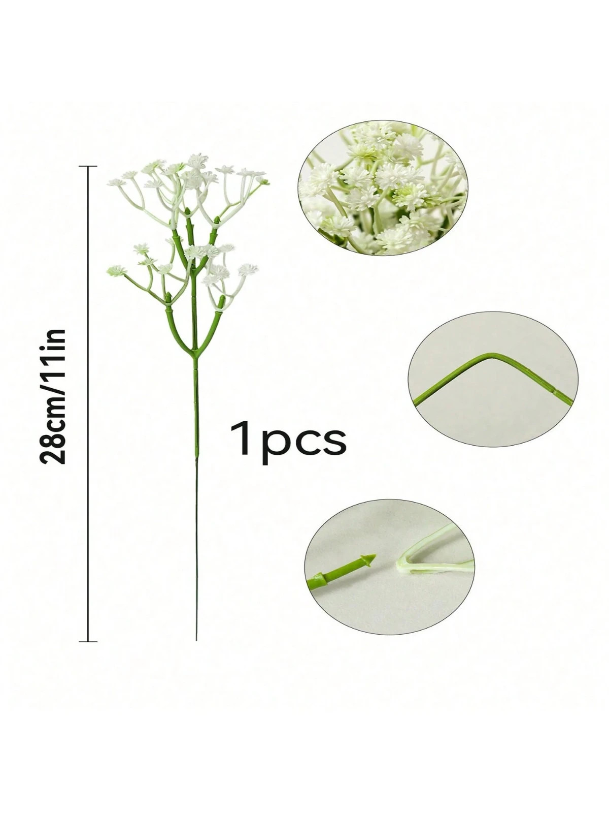 5/10/20/30/40Pcs Artificial Baby’s Breath .Ideal For Wedding,Decore,Home,Room Uk