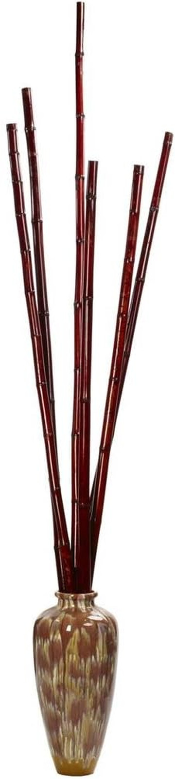 Set of 6 Artificial Bamboo Poles for Home Decor