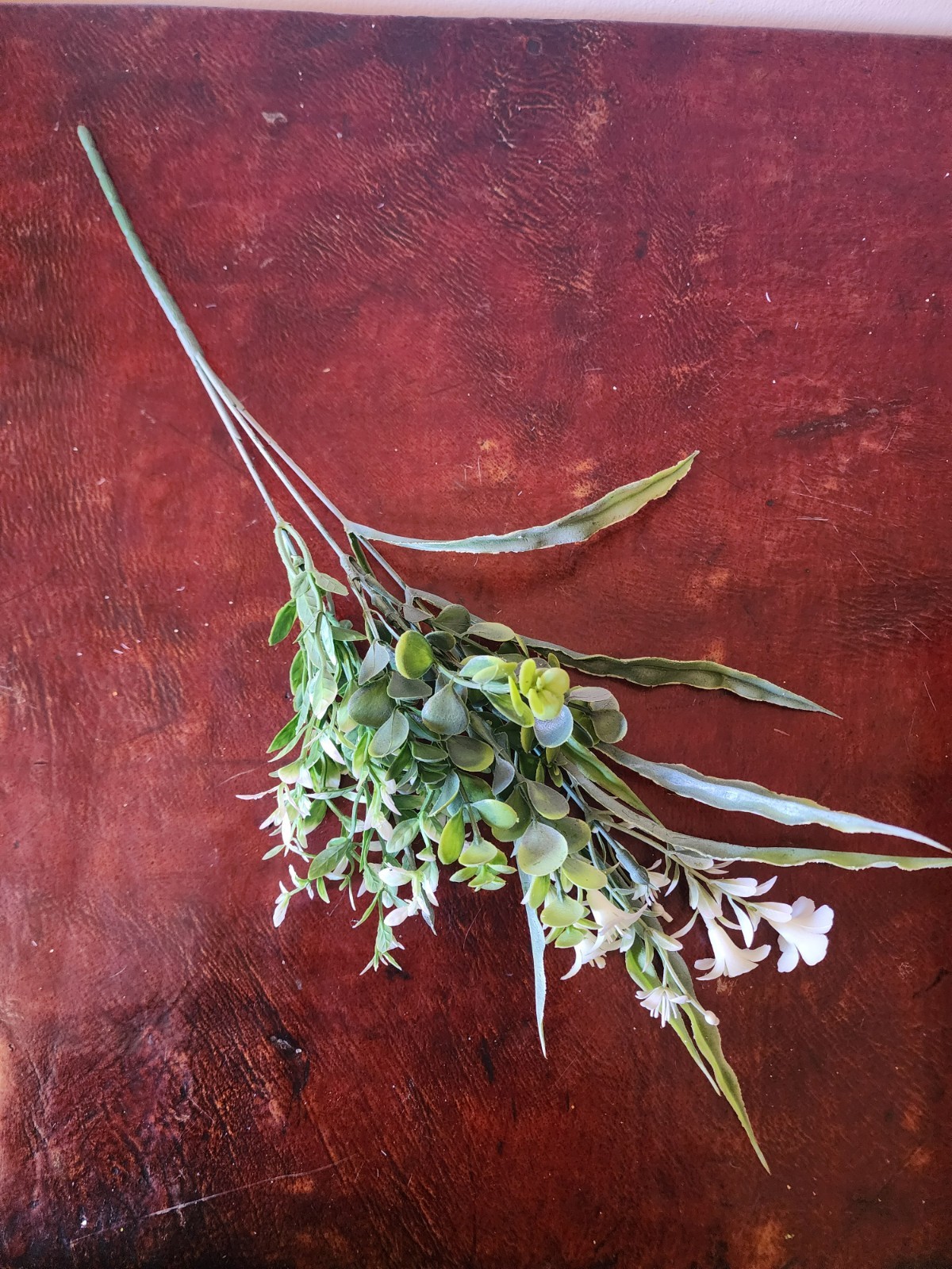 19” Eucalyptus Springerii Seeded Cluster • Faux Greenery Stem