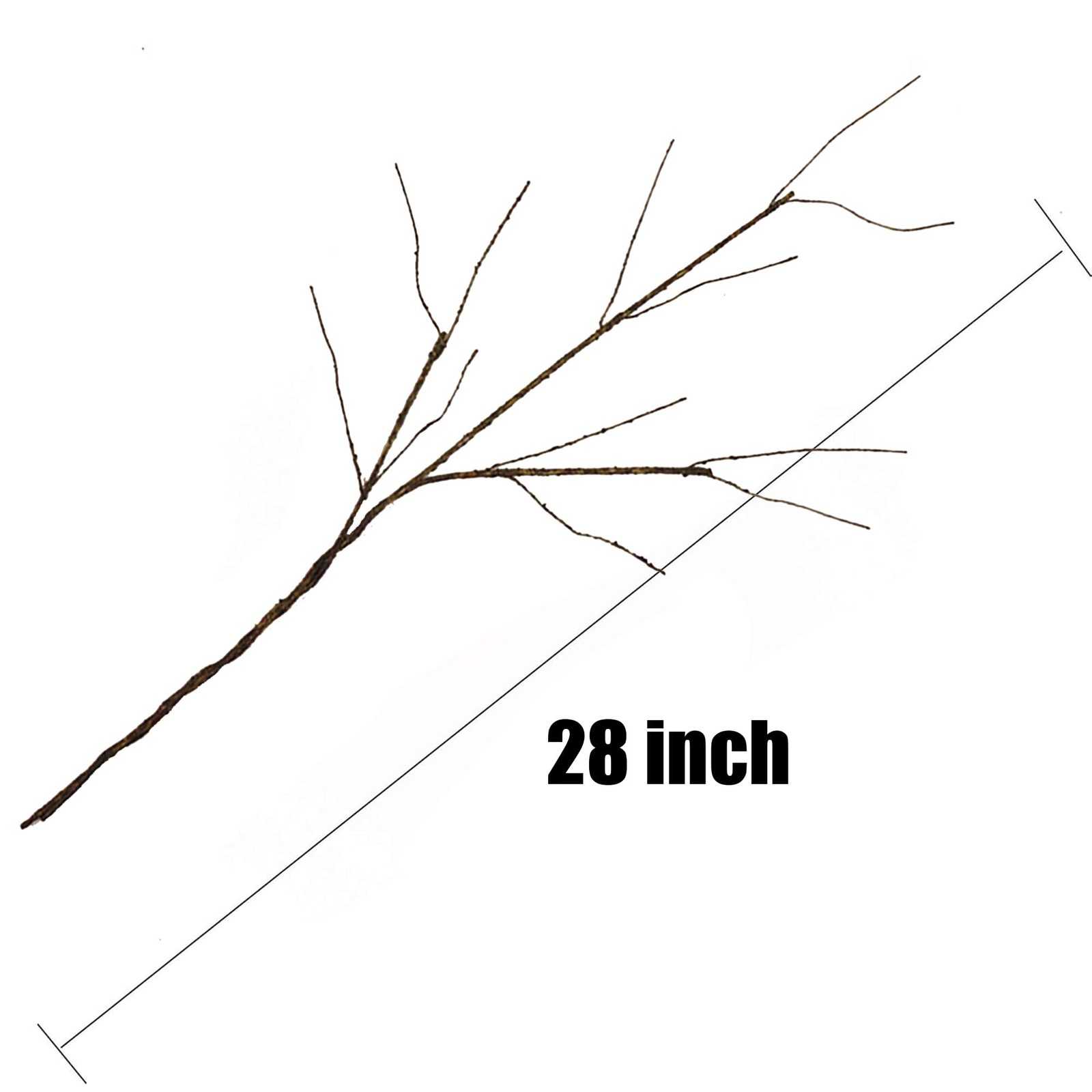 5 PCS Curly Willow Branches 28 Inch, Bendable Artificial Dried Twigs Fake Vin…