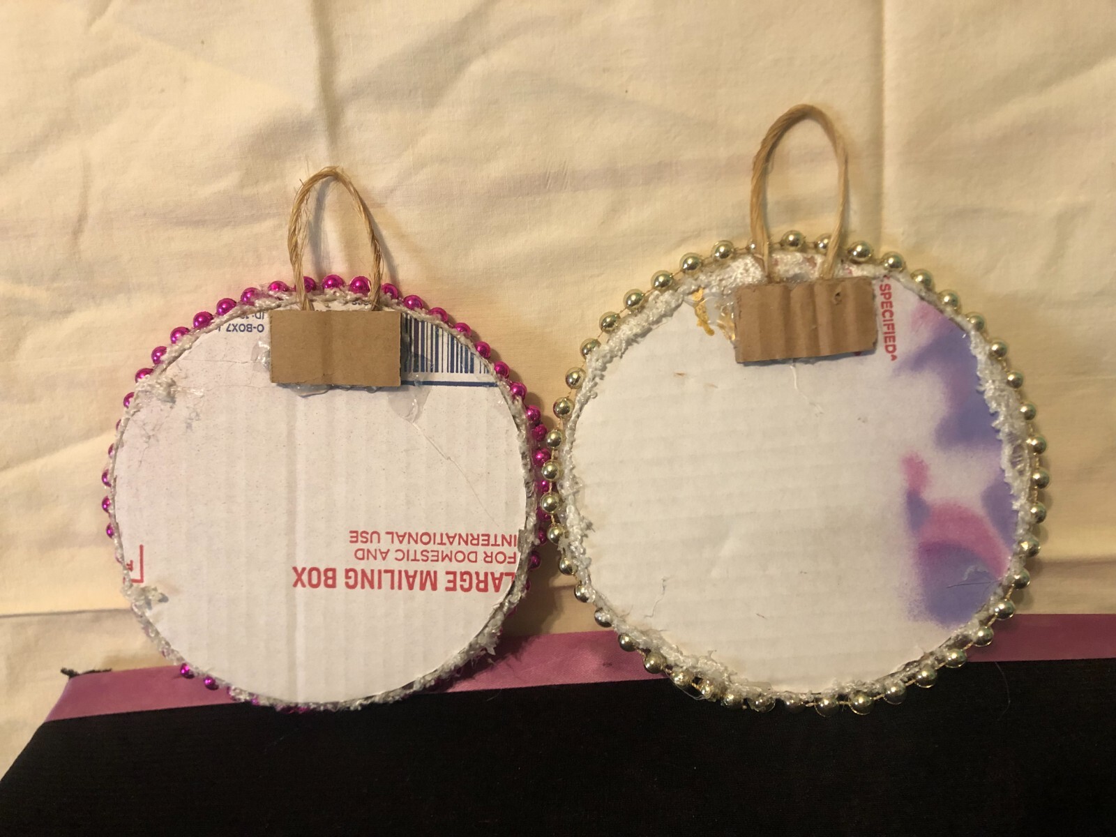 6″ Hand made flower wall décor set of 2 t