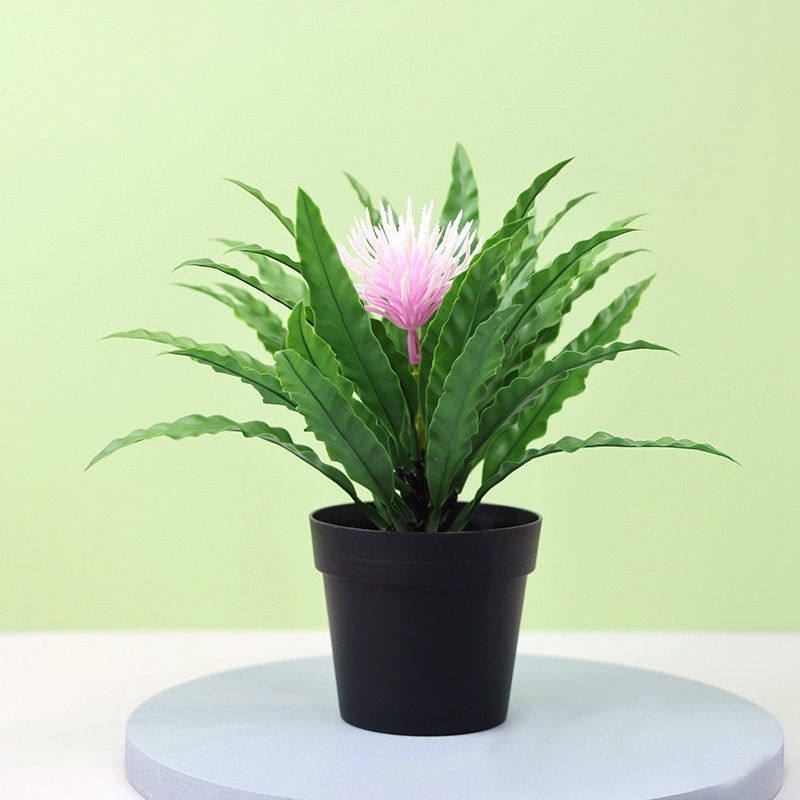 Potted Green Bonsai Plants Home Garden Small Tree Ornament Artificial Grass