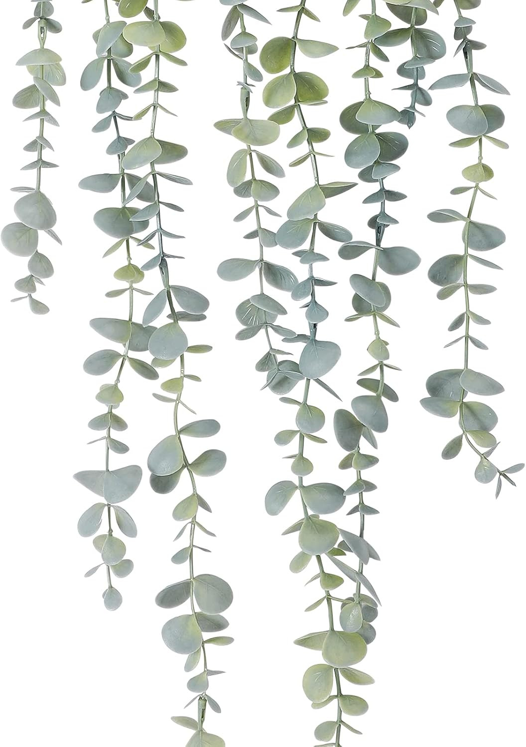 Artificial Hanging Eucalyptus Plant Faux Potted Decor for Indoor Outdoor