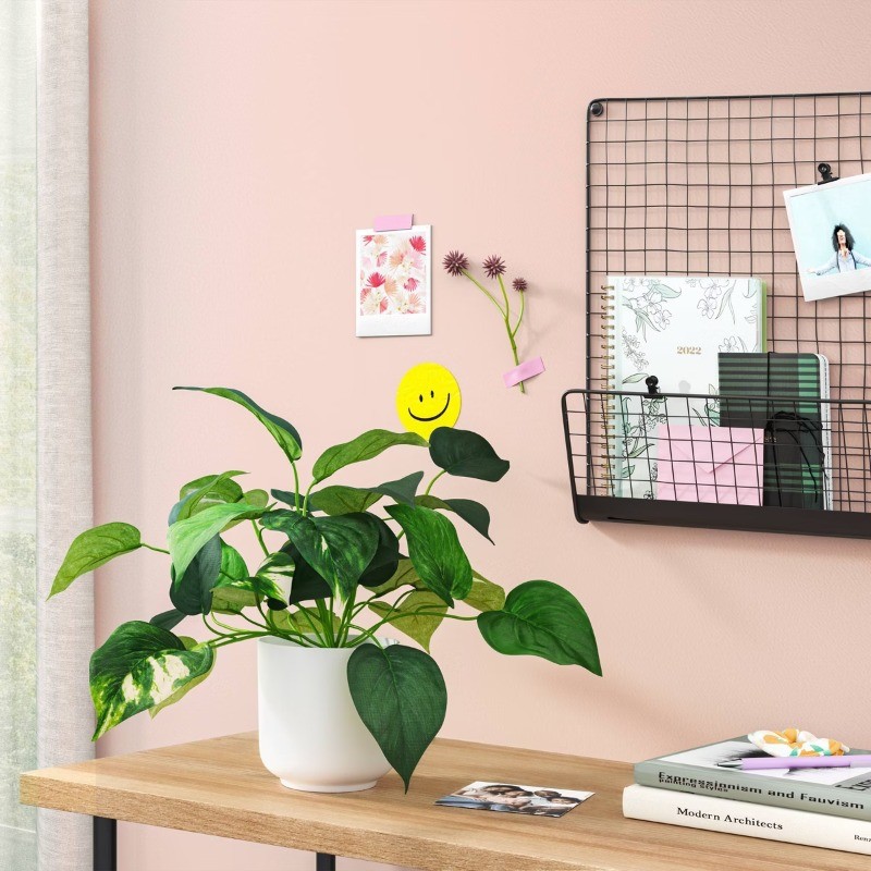 Pothos Artificial Plant in White Pot