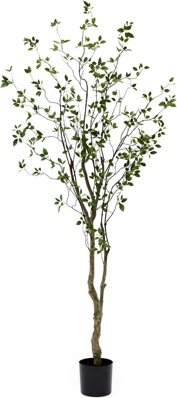Nearly Natural 8Ft Minimalist Artificial Citrus Tree, Faux Greenery for Indoor L