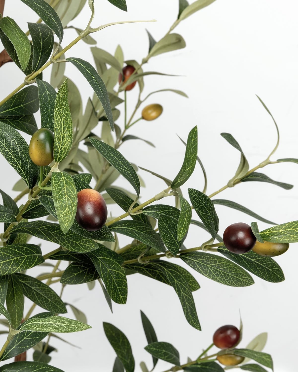 Artificial Olive Tree 5.5FT Faux Indoor Decorative Plant | Tall Trees with Pl…