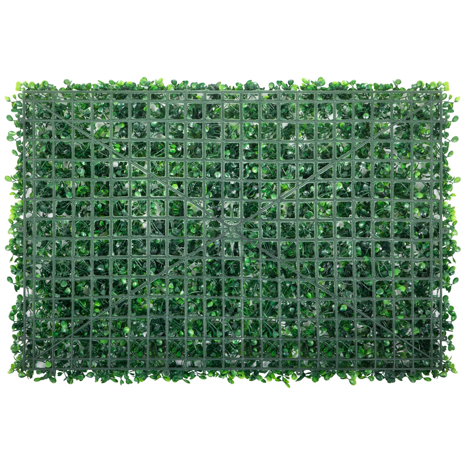 24pcs 24″x16″ Artificial Boxwood Mat Wall Hedge Decor Privacy Fence Panel Grass