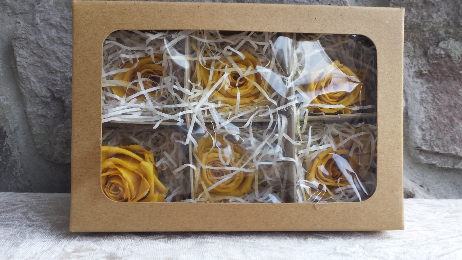 12 Yellow Rose Heads Flowers Silk Soft Artificial Fake DIY Craft Brand New