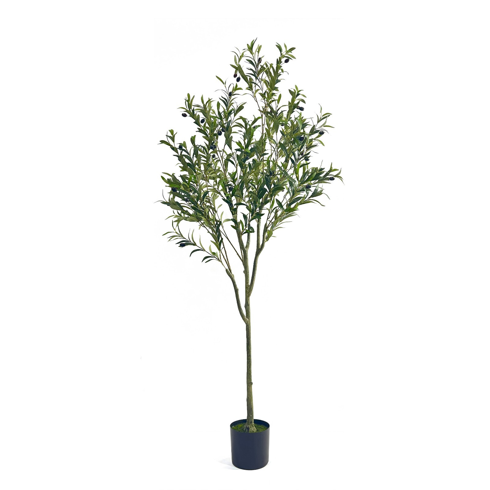 Taos Artificial Tabletop Olive Tree Realistic Faux Olive Tree for Home Garden