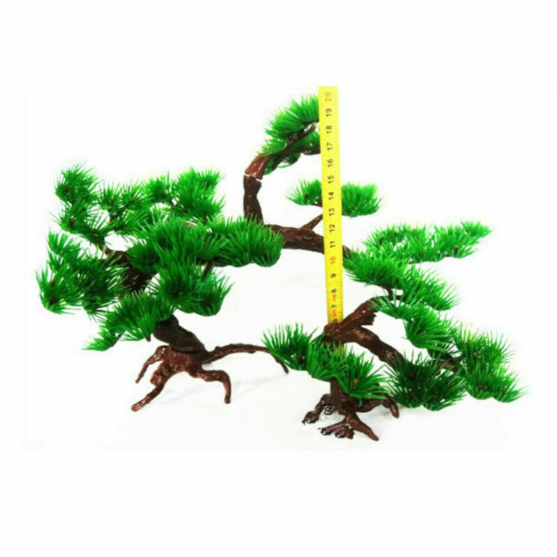 Bonsai Artificial Fake Quality Green Pine Tree Plant Home Garden Office Decor