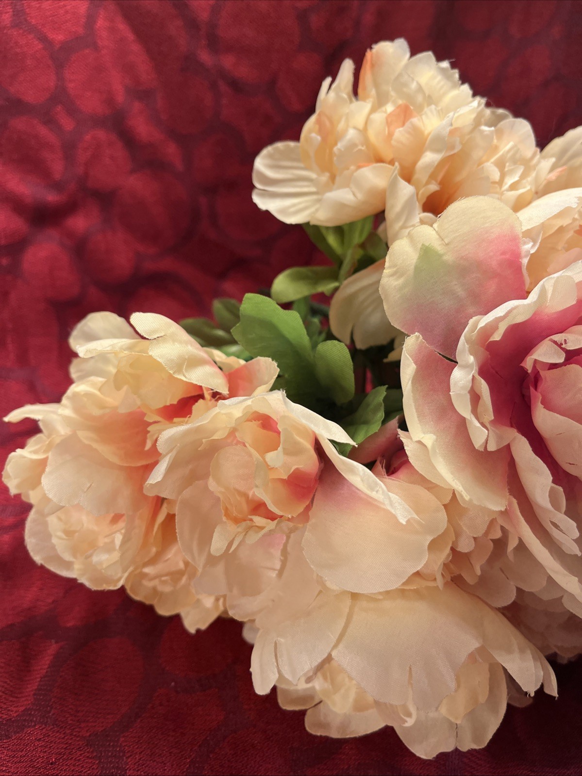 Silk Peony Artificial Fake Flowers Bunch Bouquet Home Wedding Party Decor – 9455