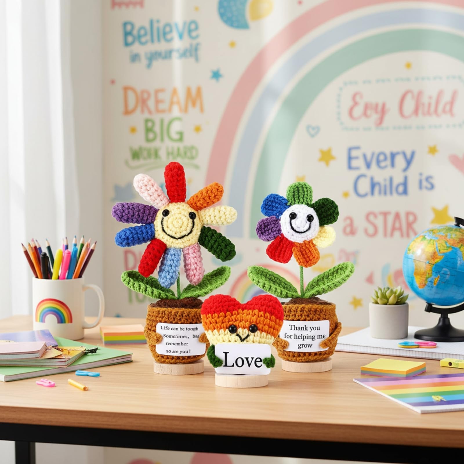 3 Pcs Rainbow Gifts for Teacher Appreciation Gift Thank You for Helping Me Gr…