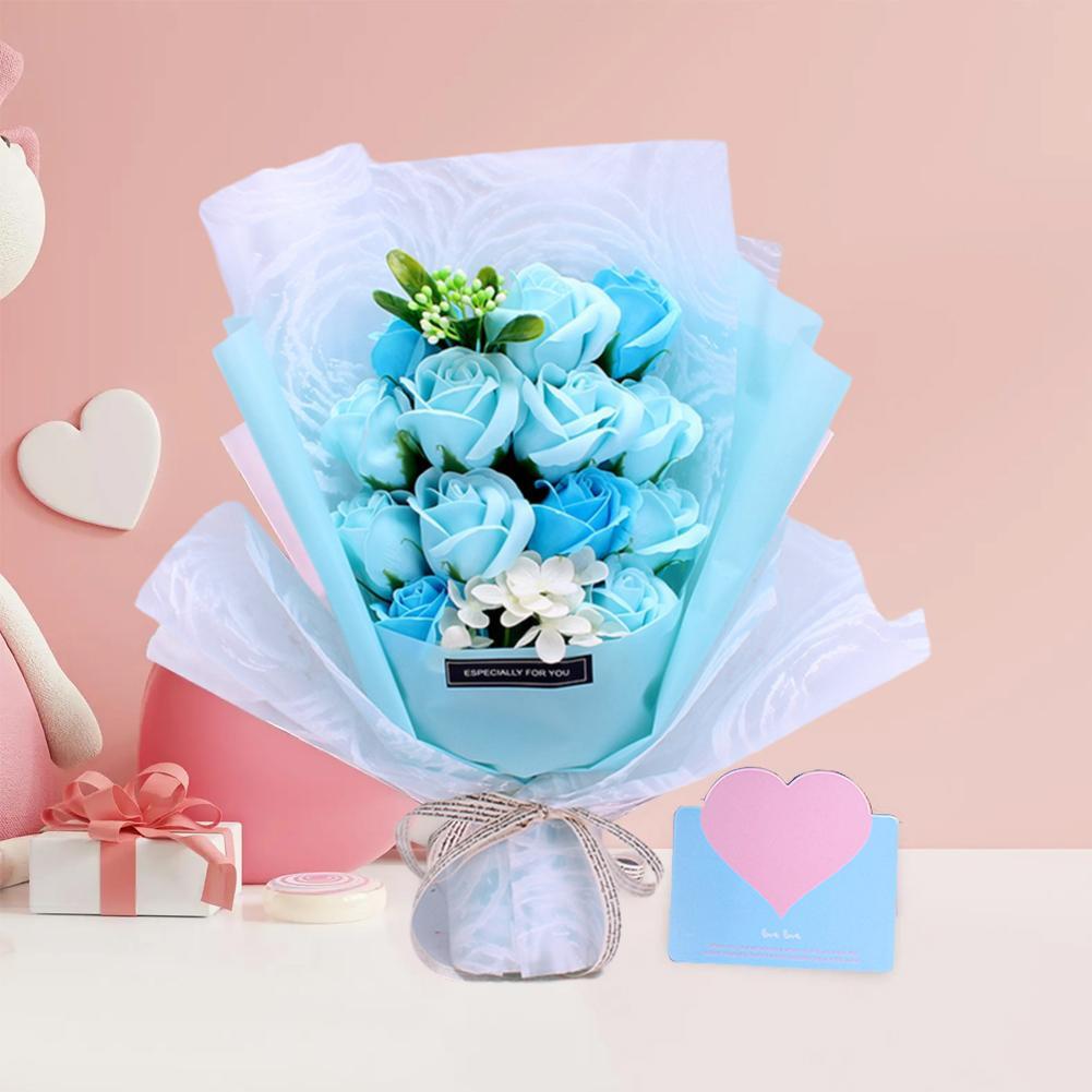 Soap Bouquet Realistic Floral Soap Flower Gift Bouquet Valentine’s Day