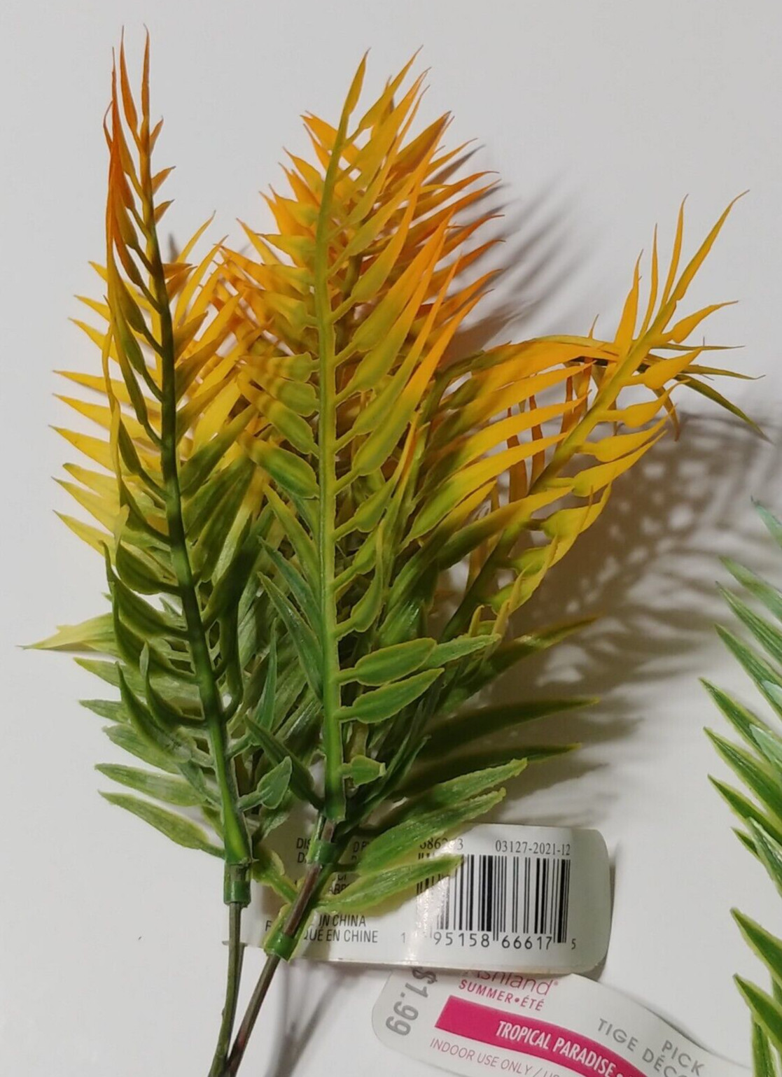 Ashland Tropical Floral Picks Greenery Sizes 3″ to 10″ Crafts Display Lot of 14