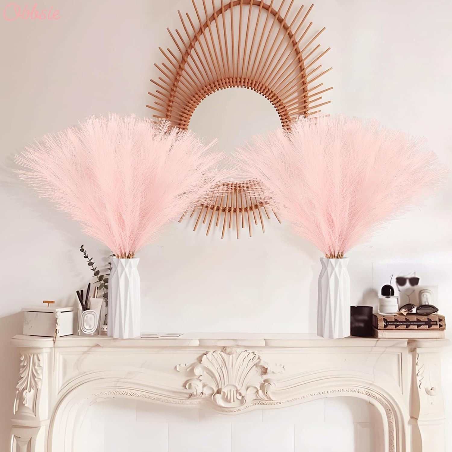 Artificial Pink Pampas Grass Flowers – 150pcs
