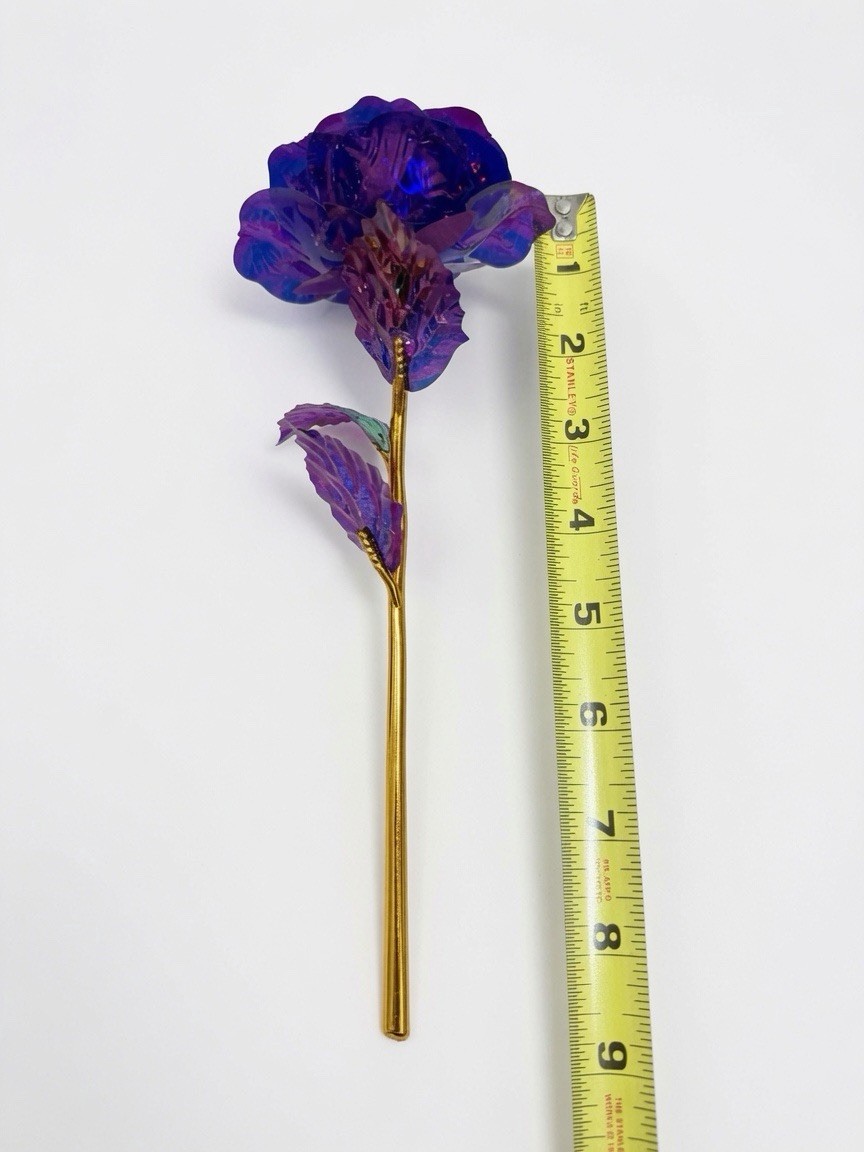 47 Pcs Multicolor Galaxy Rose Flowers with Stems Wedding Decor 9in