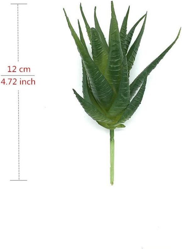Mini Artificial Succulent Plants Faux Aloe Bouquet for Home Garden Decor
