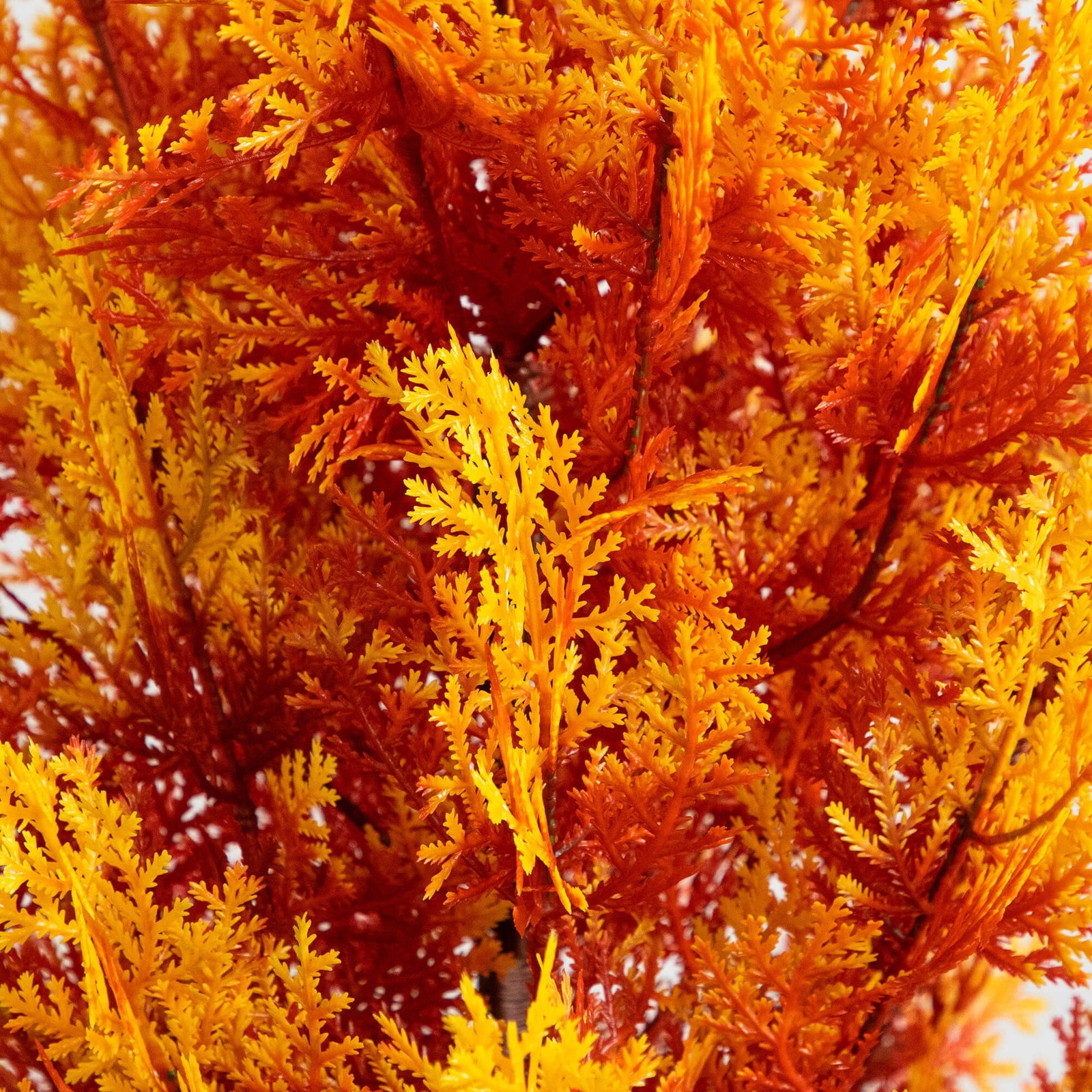 Nearly Natural 4ft UV Resistant Autumn Artificial Fall CedarTree(Indoor/Outdoor)