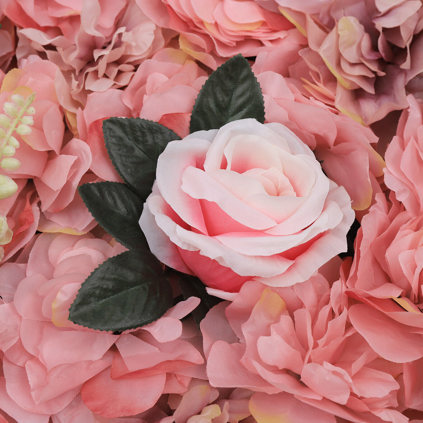 12 Pcs Flower Wall Panel, Artificial Flower Backdrop, Flower Panels for Backdrop