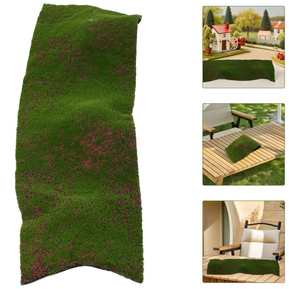 Moss Decor for Wall Artificial Indoor Plants Green Grass Carpet Fake