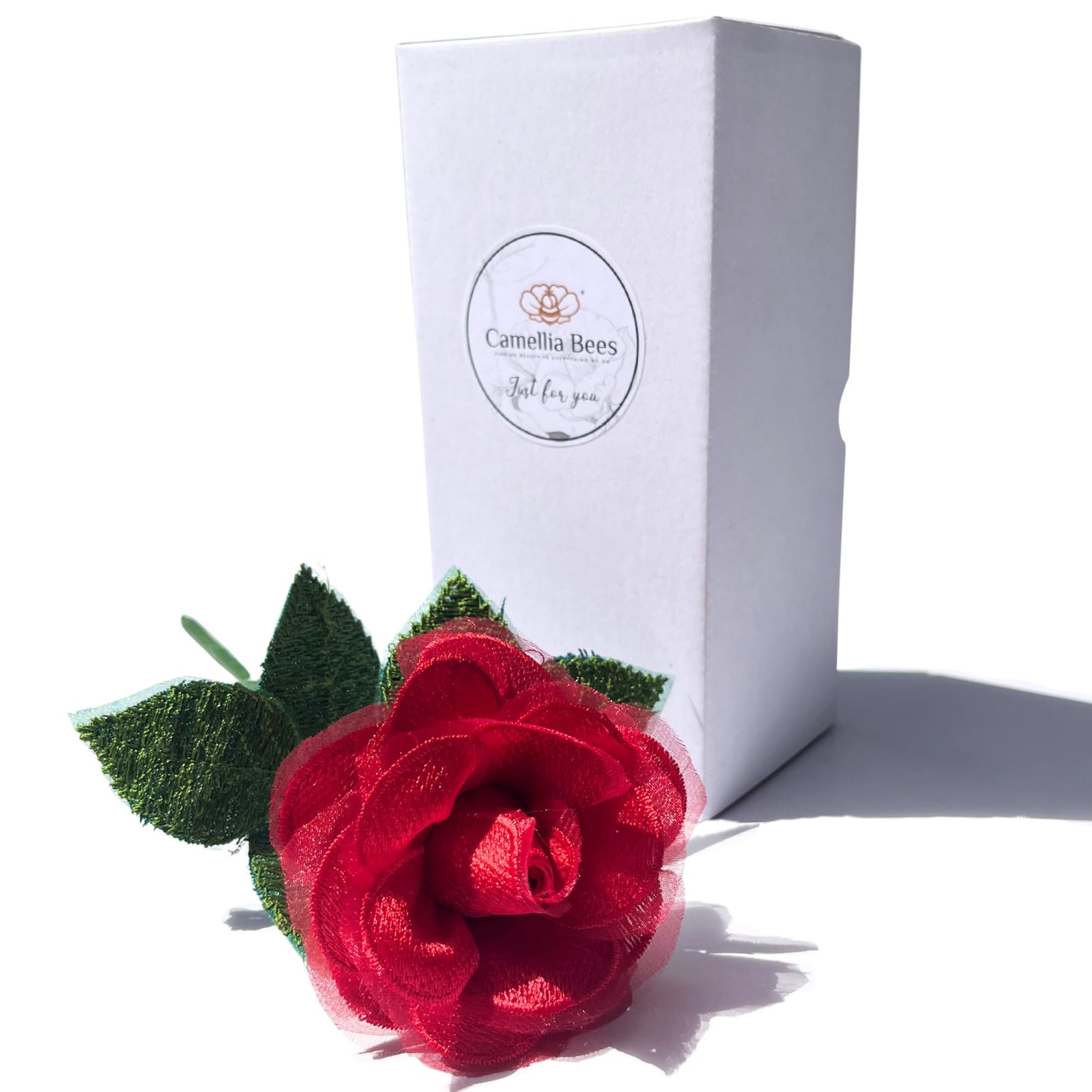 Lace Rose 13th Anniversary Flower for her, 13 Years Wedding Anniversary, Hand…
