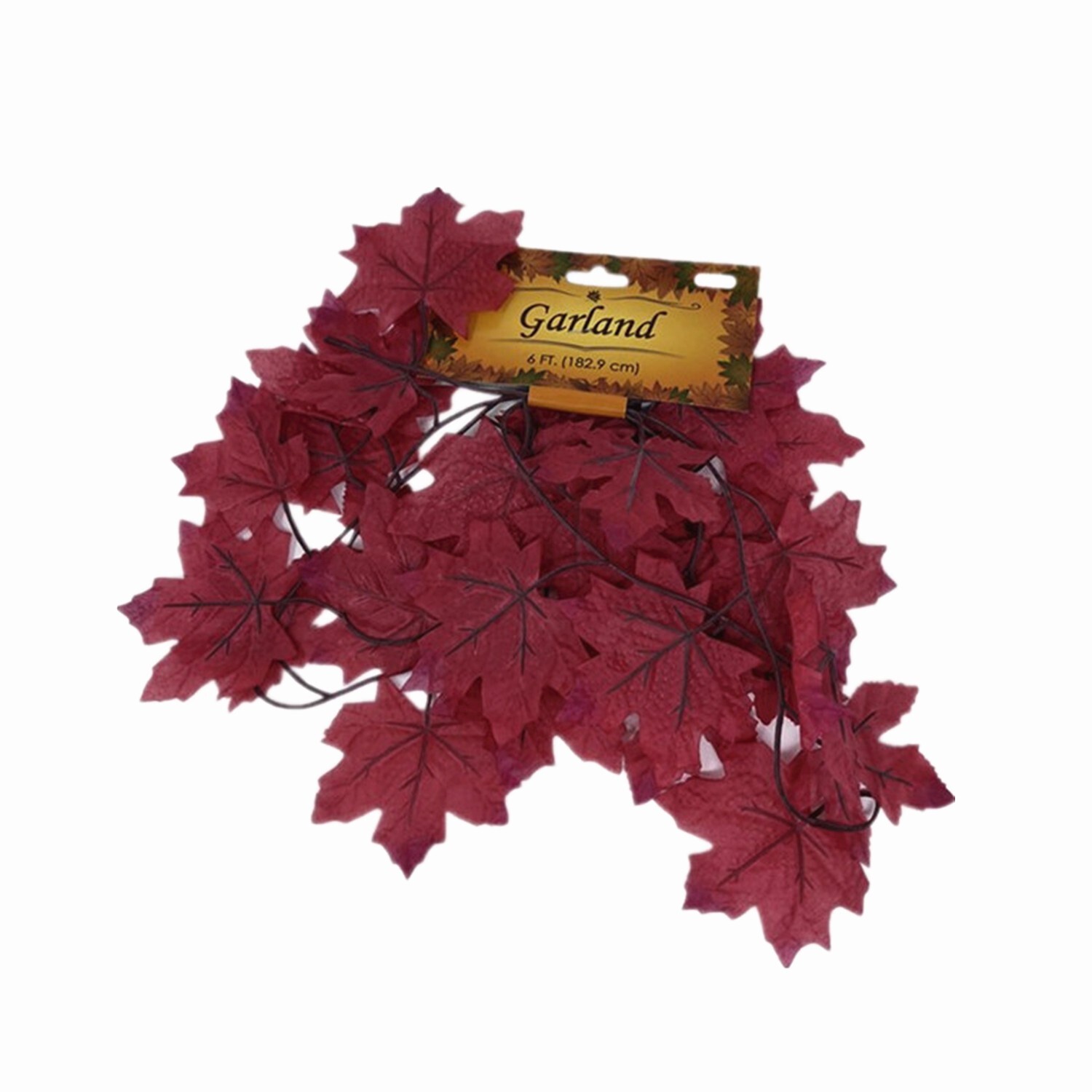 4 Pack Fall Garland Maple Leaf 6ft Foliage Mantle Vine Door Wall Decor Autumn