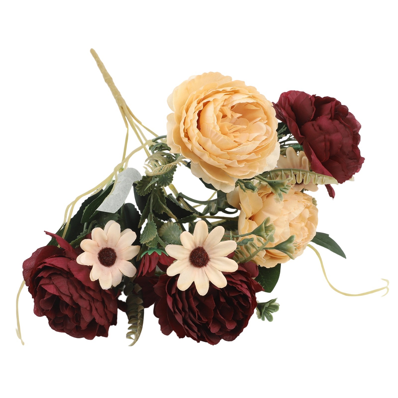 Elegant Faux Floral Bouquet Peony Rose Arrangement for Stylish Centerpieces