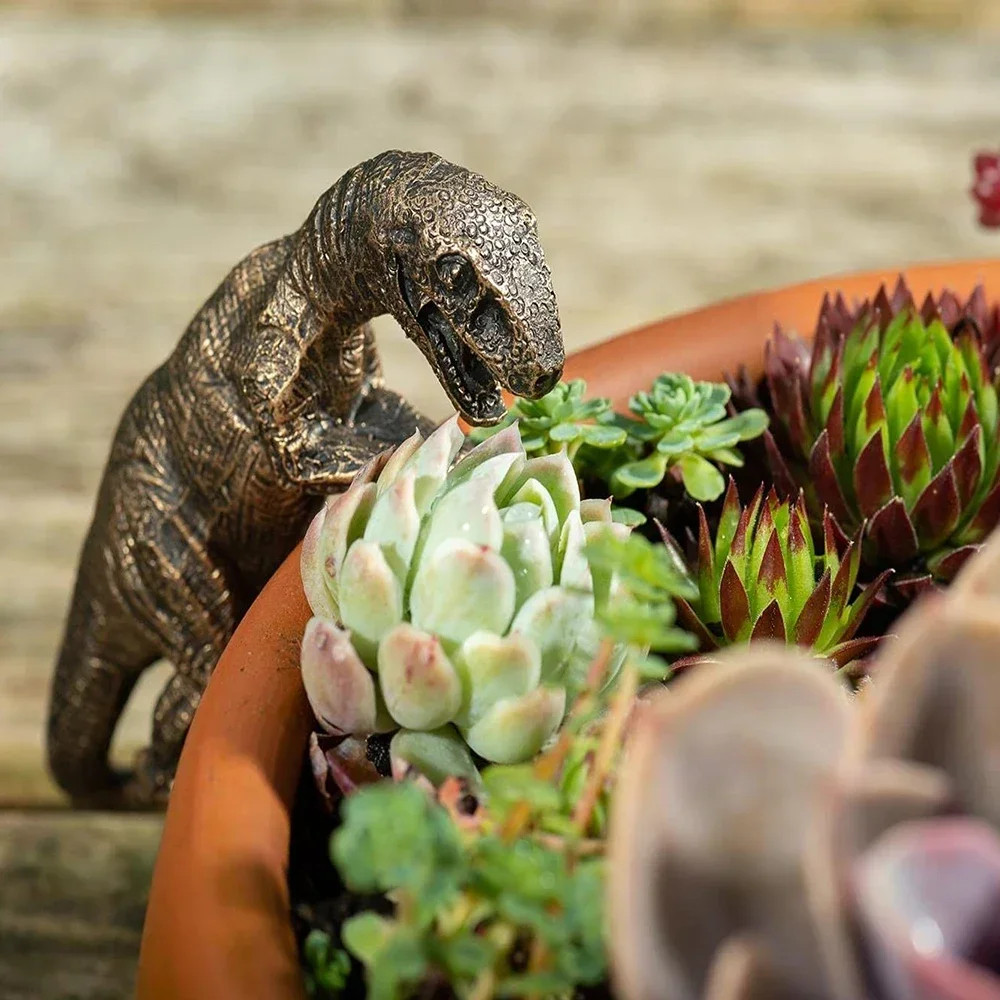 1Pc Small Dinosaur Decorations Flower Pot Bonsai Craft Decorations Flower Pot Pa