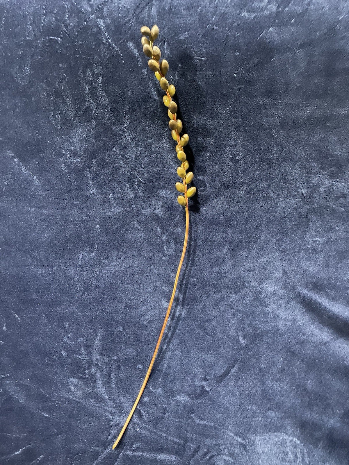 Artificial Olives Decor Twig & Stem Faux Branch Oval Pods Bundle Of 5