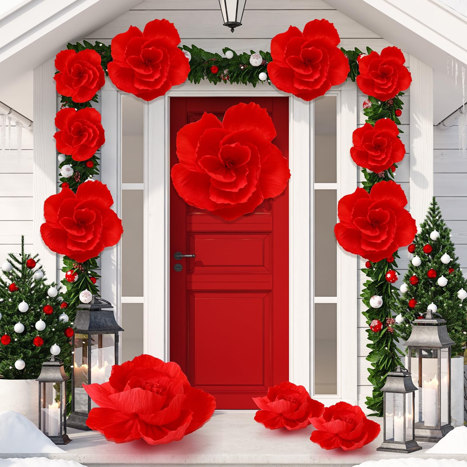 Giant Paper Flowers Artificial Large Paper Flower Decoration for Wall Art