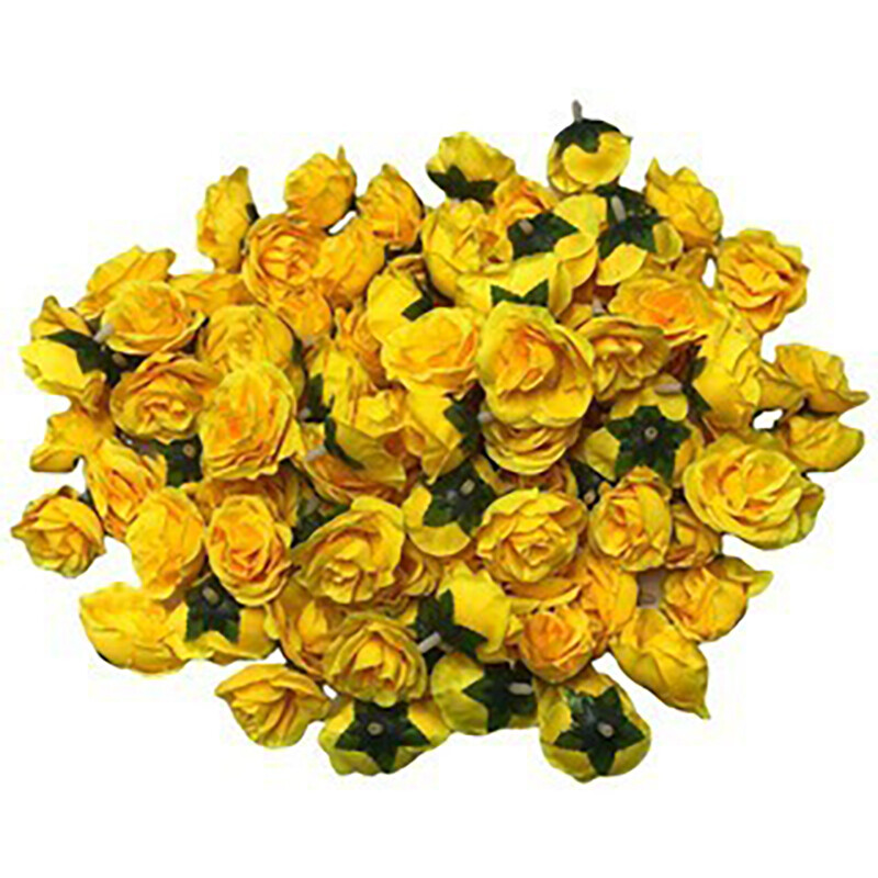 50/200X Artificial Fake Rose Flower Heads Silk Bulk Bouquet Wedding Party Decor