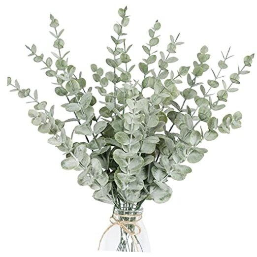 18pcs Eucalyptus Stems Artificial Eucalyptus Leaves Stems Artificial 18 piezas