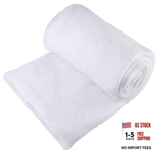 Snow Blanket for Christmas Decorations – 94 x 31 Inch Large Artificial 1 Roll