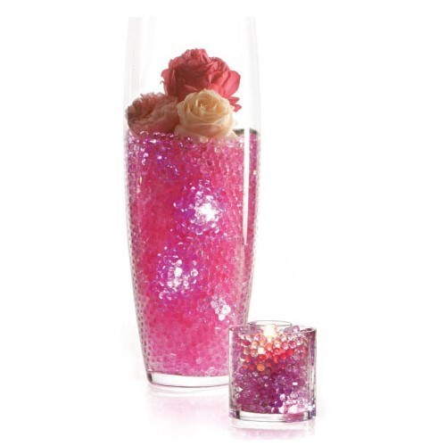 5-pounds Pink water storing gel beads flowers vases filler Deco Beads 5lb 60-gal