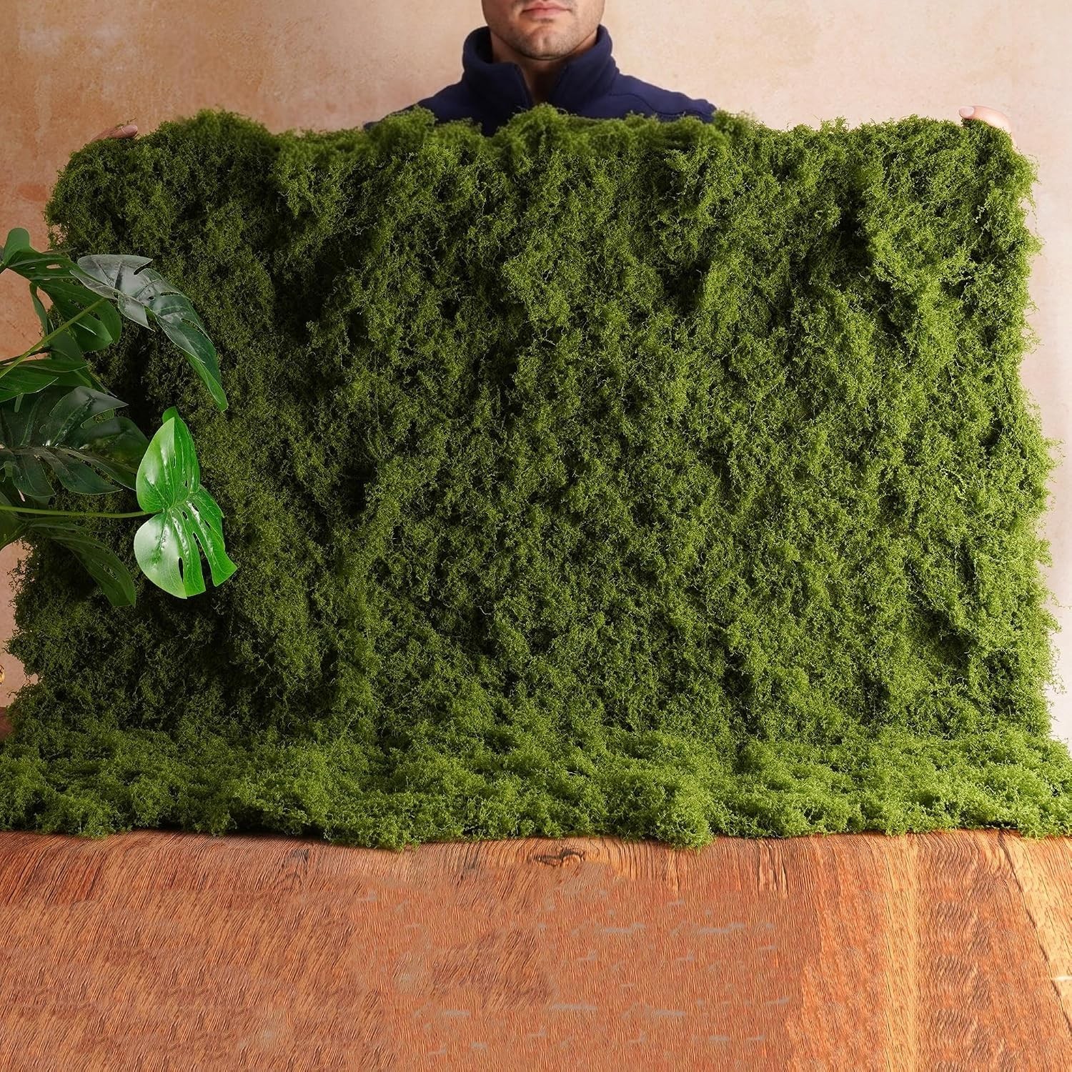 Artificial Moss Mat for Wedding Decor and Indoor Crafts 39×39 Inch