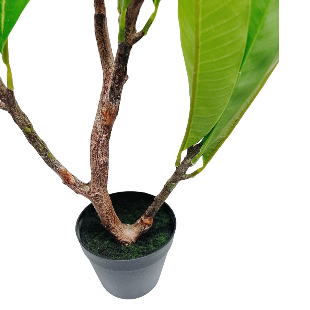 2.25 Ft Cream Fuchsia Artificial Plumeria Flower Tree for Indoor Outdoor Garden