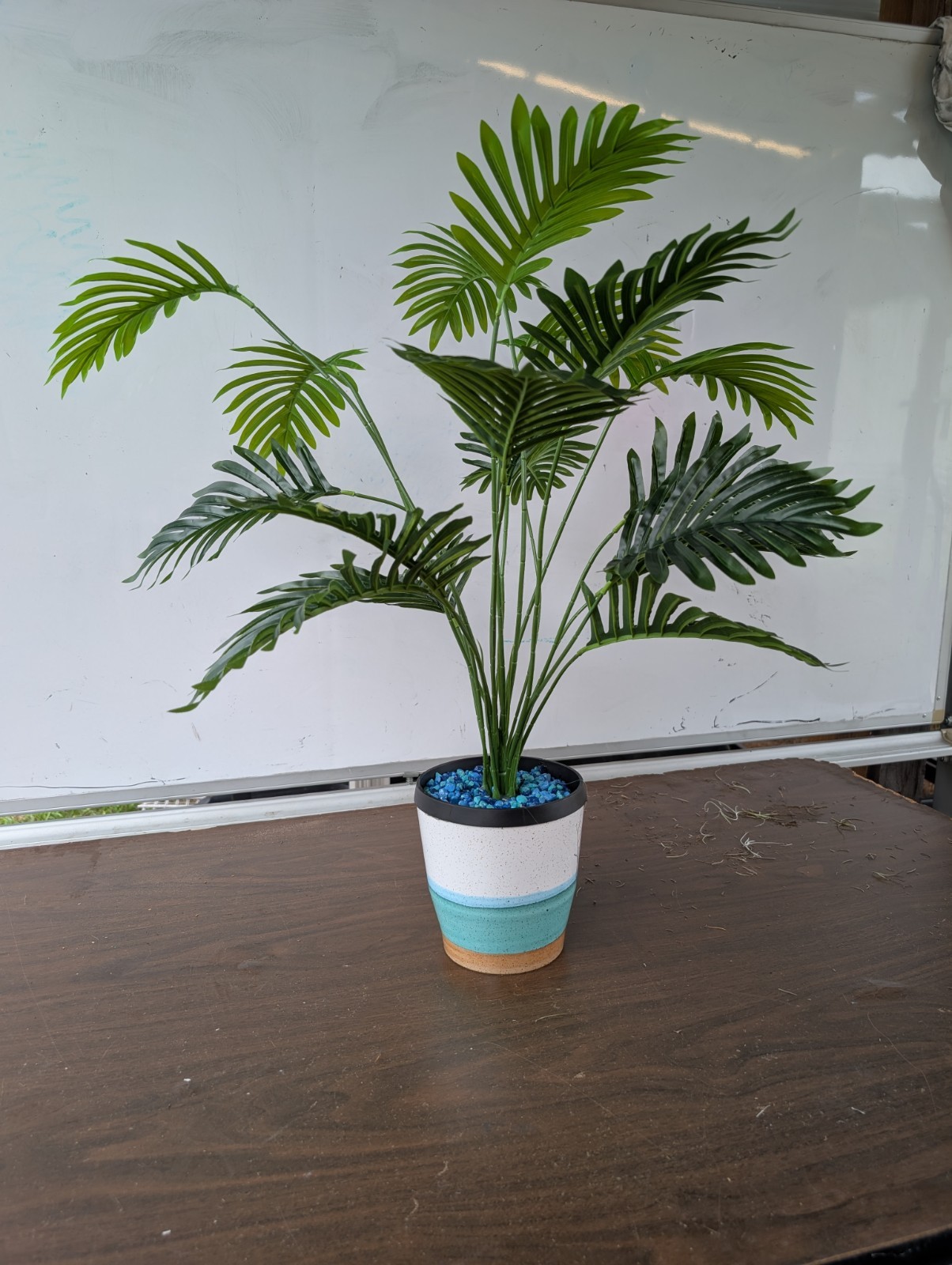 Artificial Palm Plants In Pot/ Office Decor/